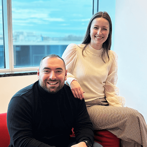 Sarah Bosteels en Tom Vanderstraeten