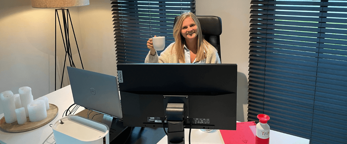 Martine Groenen - working from home