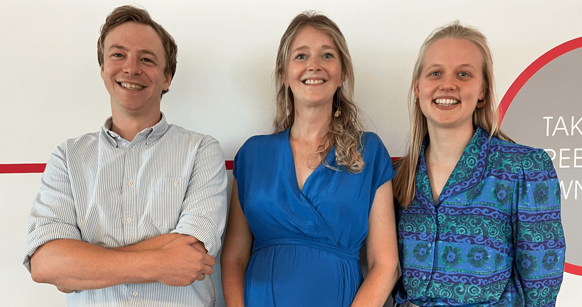 Left to right: Alexander Van Lil, Kristien Schreurs & Susan De Boever