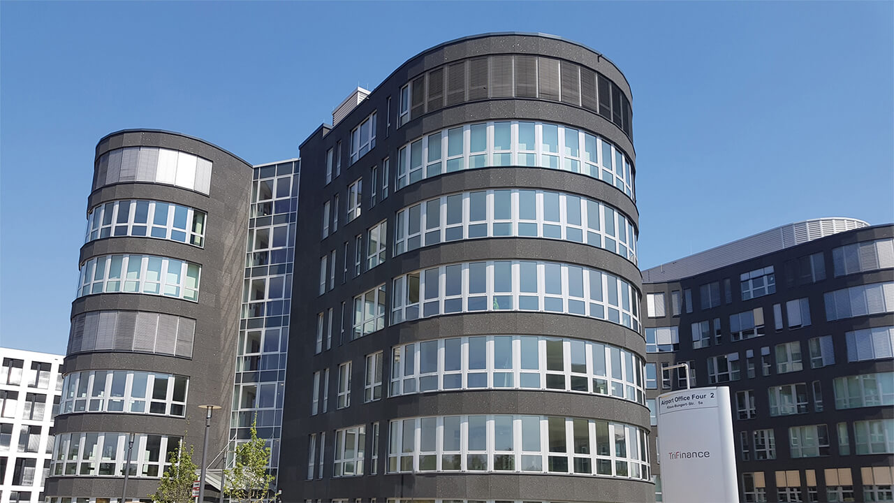 Unser Bürogebäude in der Airport City