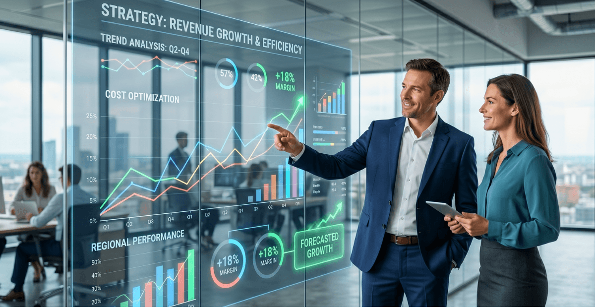 Wanneer processen zijn gestroomlijnd, ontstaat er ruimte voor finance om als strategische motor de organisatie te ondersteunen met betrouwbare inzichten.